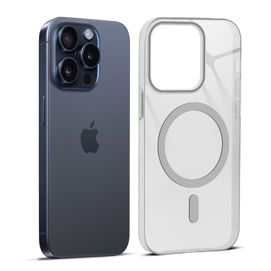 Anti-Yellow Scratch Resistant Case Support Wireless Charging Back Cover For Apple iPhone 15 Pro