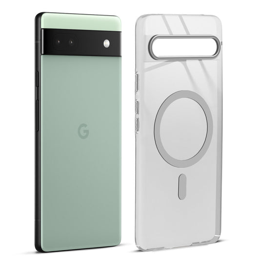 Glossy Hard Magnetic Accessories Support Case Google Pixel 6A
