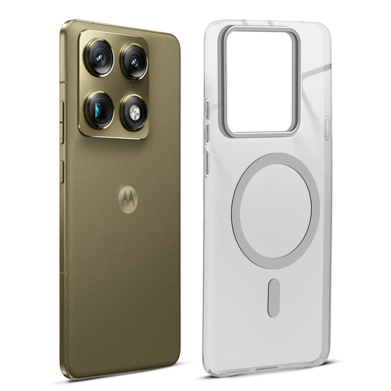 Grey Anti-Yellow Wireless Charging Back Cover for Motorola