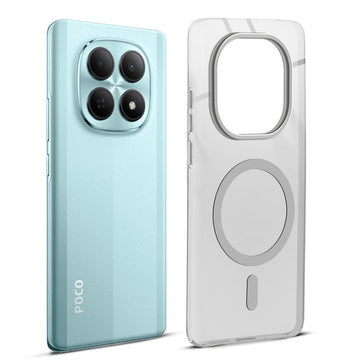 Anti-Yellow Scratch Resistant Case Support Magnetic Accessories Back Cover For Poco M8 5G