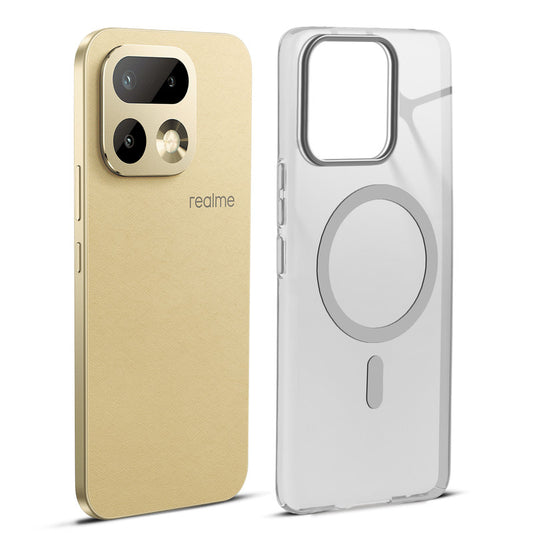 Anti-Yellow Scratch Resistant Case Support Magnetic Accessories Back Cover For Realme 16 Pro Plus 5G