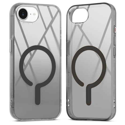 360° Air-Cushioned Protection Back Case For Apple iPhone 16e Jelly Transparent MagSafe Compatible with Metal Finish Buttons