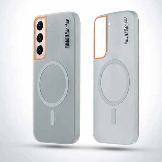 Elegant Frosted Matte Slim Back With MagSafe Support Back Case For Samsung S22 Plus 5G
