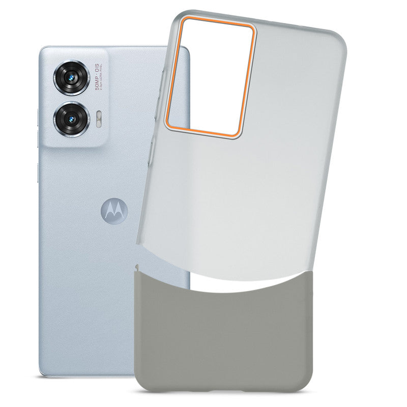 Frosted Case With 2-Cut Interlock For Motorola Moto Edge 50 Fusion 5G
