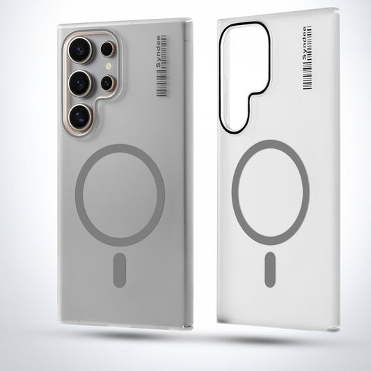 New Elegant Frosted Matte Slim Back With MagSafe Support Back Case For Samsung S22 Ultra 5G