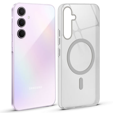 Anti-Yellow Colored Camera Line Case Support Magnetic Accessories Back Cover For Samsung A35 5G