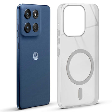 Anti-Yellow Scratch Resistant Case Support Magnetic Accessories Back Cover For Motorola Moto Edge 60 Stylus 5G