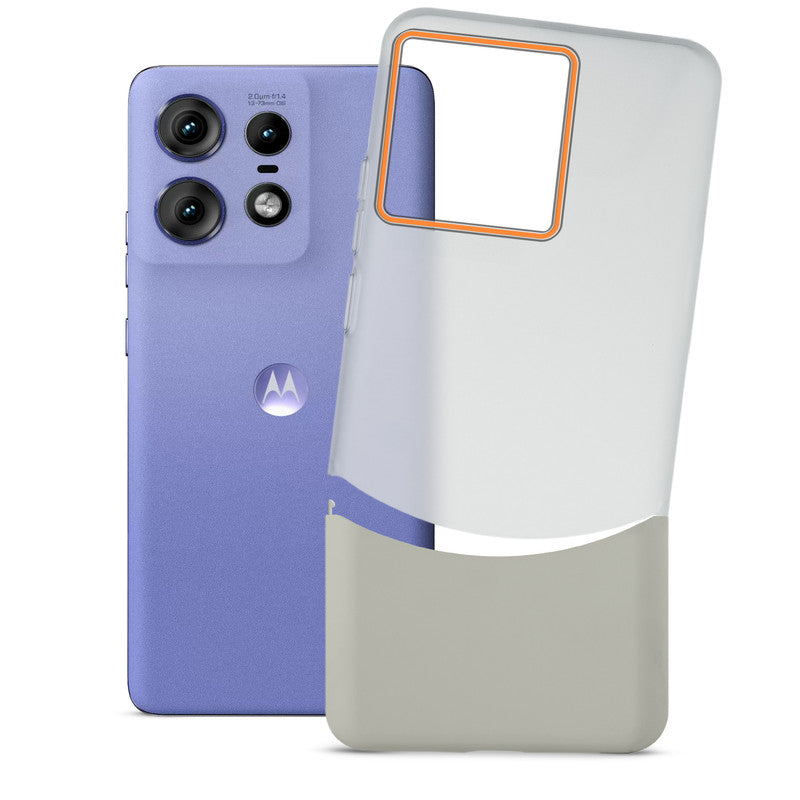 Frosted Case With 2-Cut Interlock For Motorola Moto Edge 50 Pro 5G
