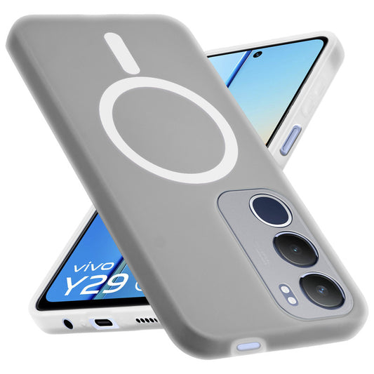 Classic Matte Silicone Back Case for Vivo Y29 5G