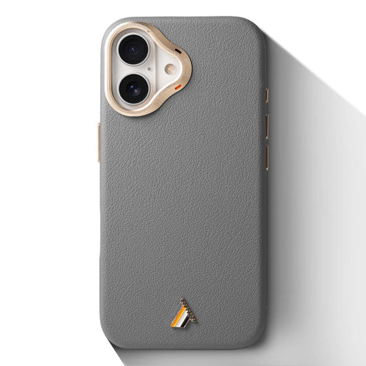 Exclusive Hard Back Case for Apple iPhone 16 with Leather Textured Finish, Matte finish Buttons and Soft Inner Fabric