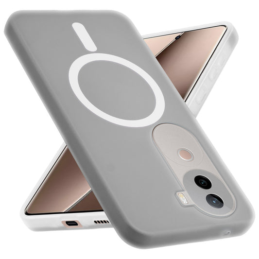 Classic Matte Silicone Back Case for iQOO Z9s 5G