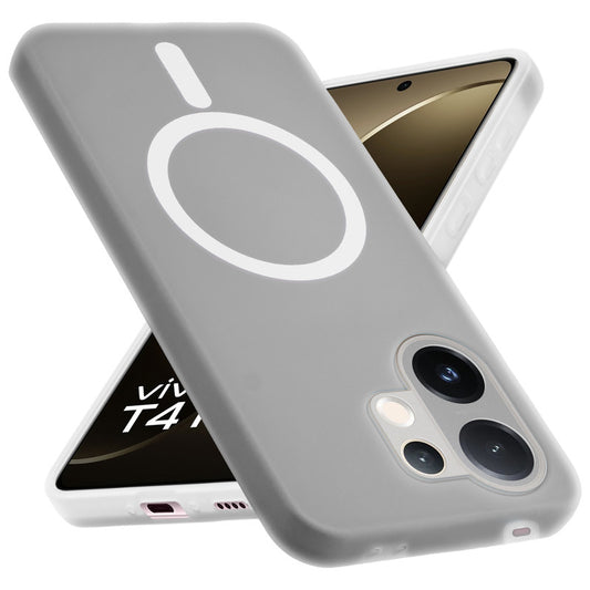 Classic Matte Silicone Back Case for Vivo T4 Pro 5G