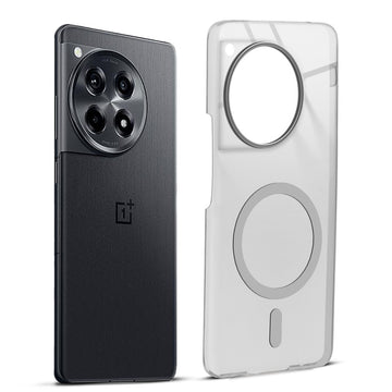 Anti-Yellow Colored Camera Line Case Support Magnetic Accessories Back Cover For OnePlus 12R 5G