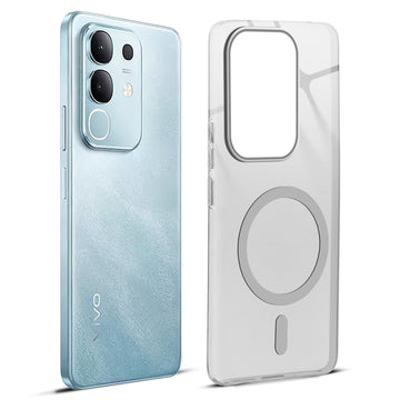 Anti-Yellow Scratch Resistant Case Support Magnetic Accessories Back Cover For Vivo T4x 5G