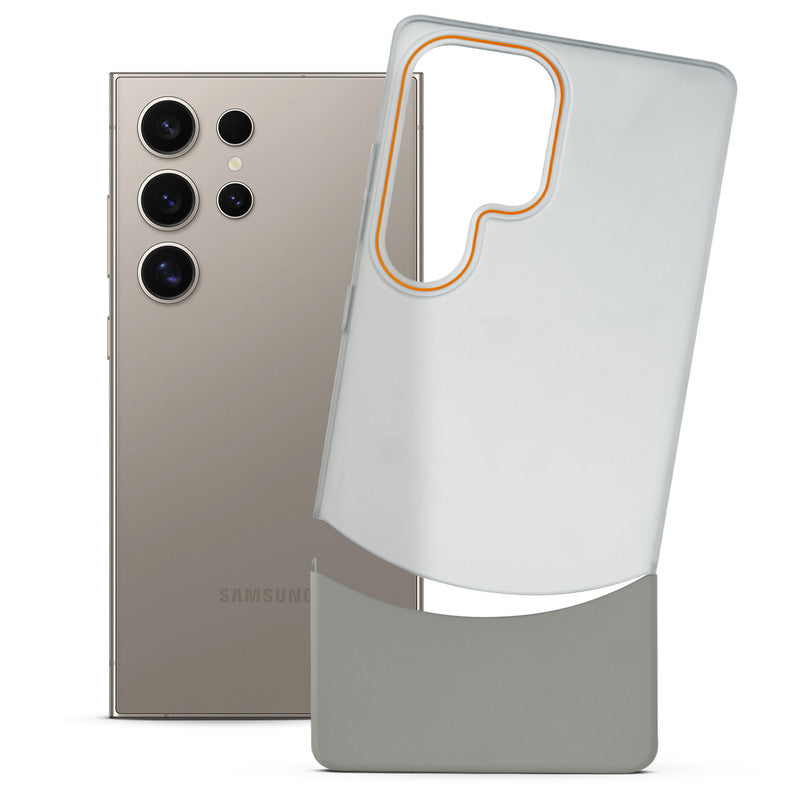 Frosted Case With 2-Cut Interlock For Samsung S23 Ultra 5G