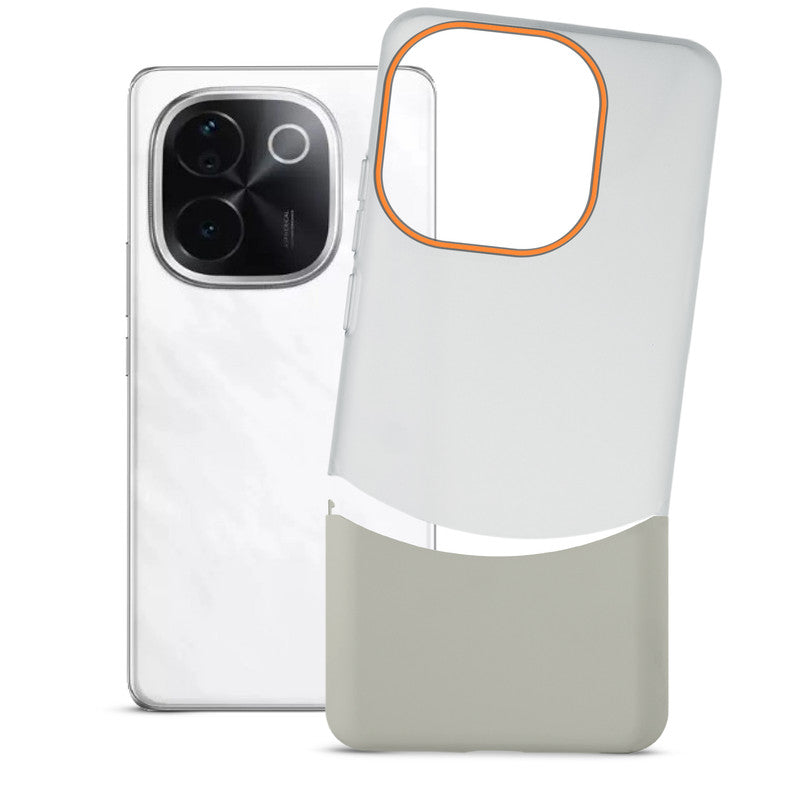 Frosted Case With 2-Cut Interlock For iQOO Z9s Pro 5G