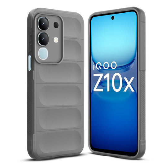 Premium Liquid Silicone Comfort Grip Case for iQOO Z10x 5G with Soft Touch Matte TPU