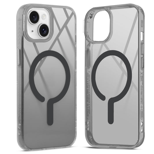 360° Air-Cushioned Protection Back Case For Apple iPhone 13 Jelly Transparent MagSafe Compatible with Metal Finish Buttons
