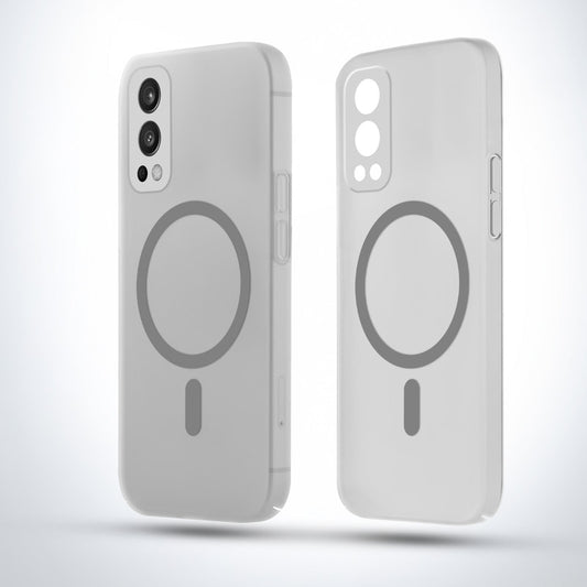 Sleek Frosted Matte Hard Back Cover With MagSafe Compatible Back Case for OnePlus Nord 2