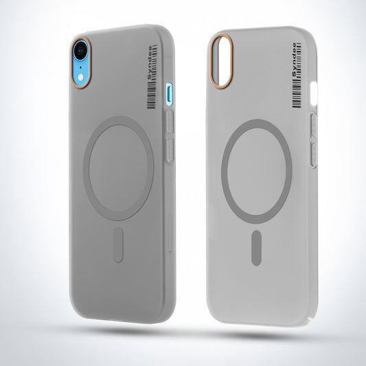 Elegant Colorful Frosted Matte Back With MagSafe Support Back Case For Apple iPhone XR