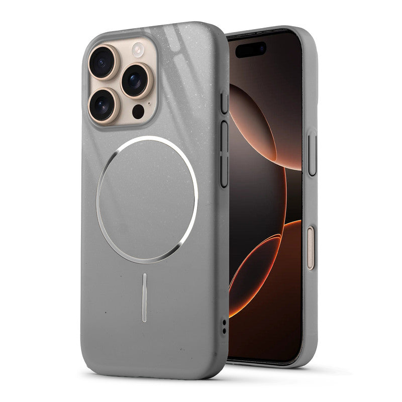 Smooth & Shiny Glossy Hard Back Cover Case For Apple iPhone 16 Pro With Wireless Charging Support Support
