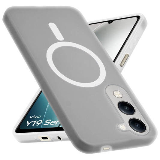 Classic Matte Silicone Back Case for Vivo Y19 5G