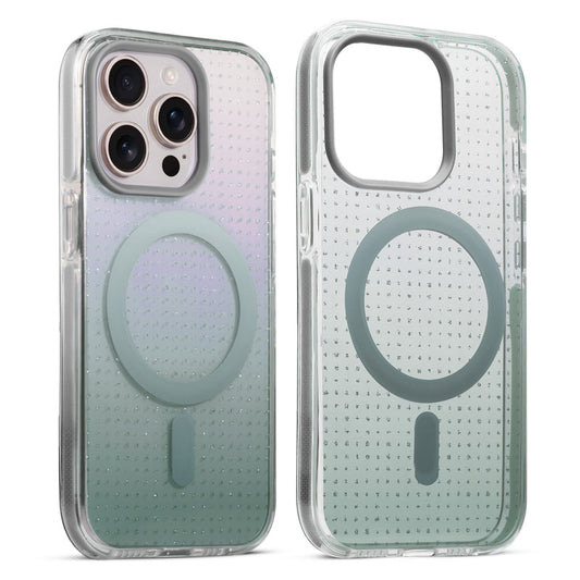 Stunning Dual Shade Starry MagSafe Hard Back Case for Apple iPhone 13 Pro Max with Colourful Raised Camera Edges
