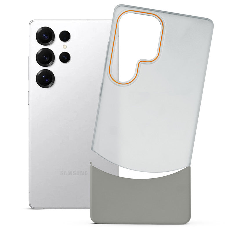 Frosted Case With 2-Cut Interlock For Samsung S25 Ultra 5G
