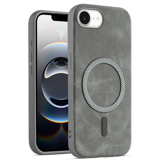 Rugged Vintage Look Back Case For Apple iPhone 16e With Magnetic Charging Compatible with MagSafe