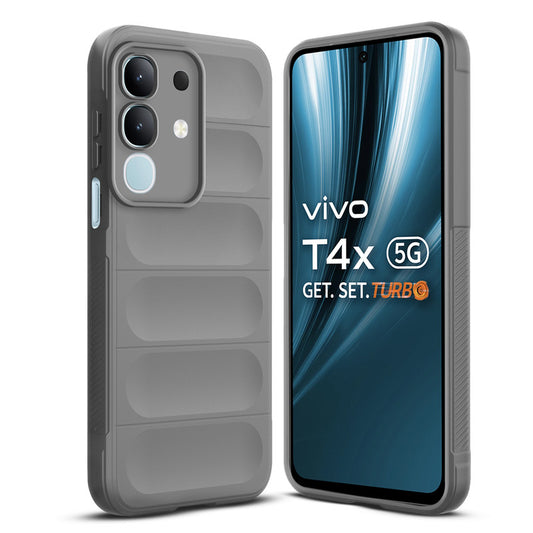 Premium Liquid Silicone Comfort Grip Case for Vivo T4x 5G with Soft Touch Matte TPU