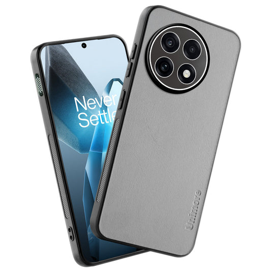 Unimore Leather Hard Case with Shiny Camera Protection For OnePlus 13R 5G
