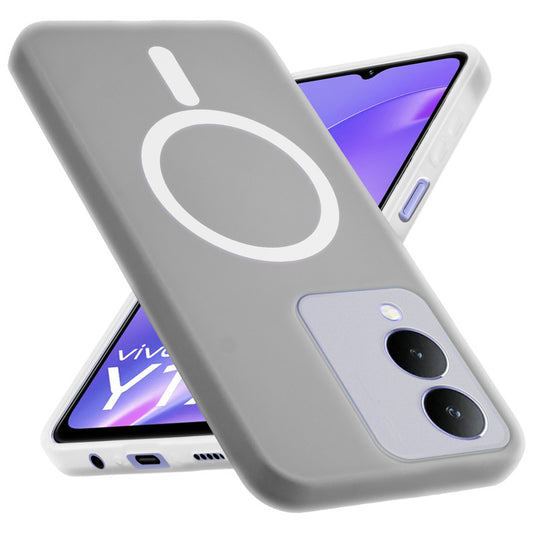 Classic Matte Silicone Back Case for Vivo Y17s