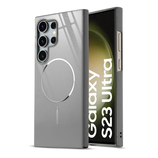 Smooth & Shiny Glossy Hard Back Cover Case For Samsung S23 Ultra 5G With Magsafe Support