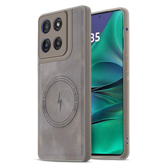 Refined PU Leather Case for Motorola Moto Edge 60 Stylus 5G