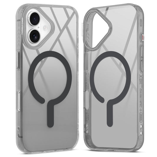 360° Air-Cushioned Protection Back Case For Apple iPhone 16 Jelly Transparent MagSafe Compatible with Metal Finish Buttons