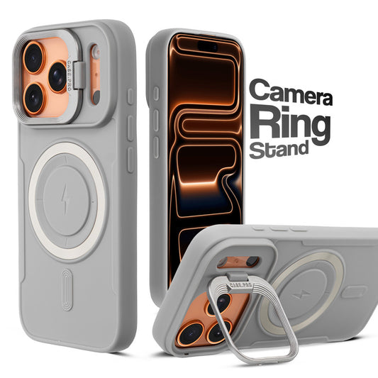 Flex Camera Ring Stand Case For Apple iphone 17 Pro Max
