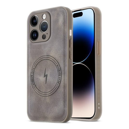 Refined PU Leather Case for Apple iPhone 14 Pro