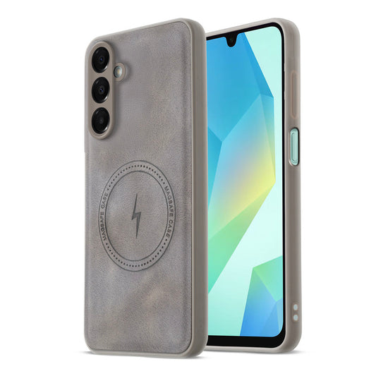 Refined PU Leather Case for Samsung A16 5G , with Support for MagSafe & Wireless Accessories