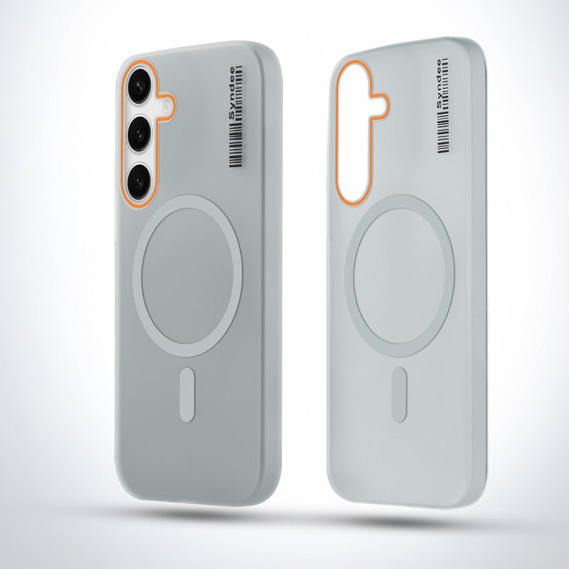 Elegant Colorful Frosted Matte Back With MagSafe Support Back Case For Samsung S25 5G