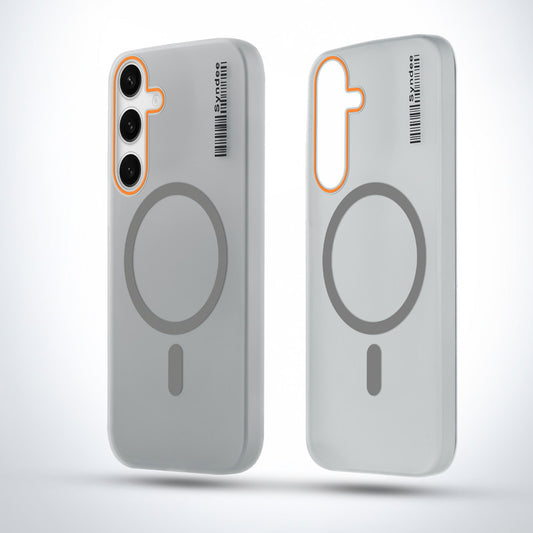 Elegant Colorful Frosted Matte Back With MagSafe Support Back Case For Samsung S24 FE 5G
