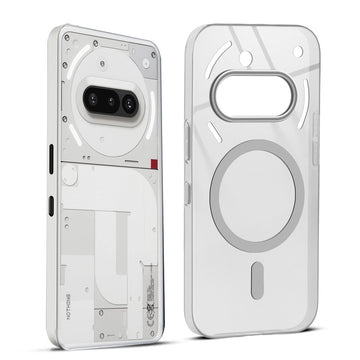 Anti-Yellow Colored Camera Line Case Support Magnetic Accessories Back Cover For Nothing Phone 3A 5G