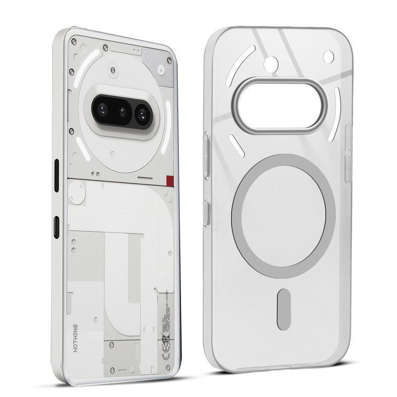 Anti-Yellow Colored Camera Line Case Support Magnetic Accessories Back Cover For Nothing Phone 3A 5G
