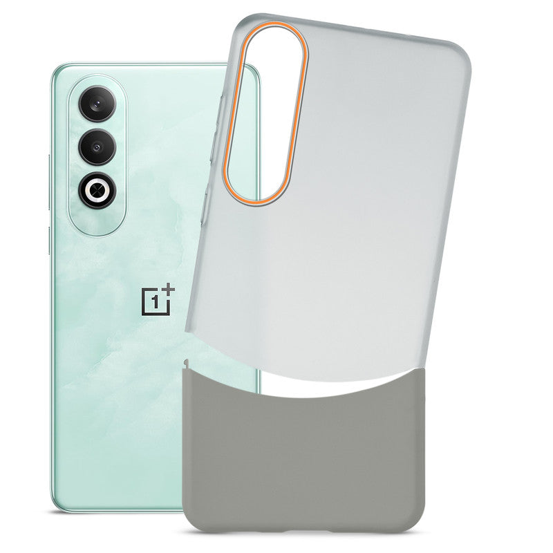 Frosted Case With 2-Cut Interlock For OnePlus Nord CE 4 5G