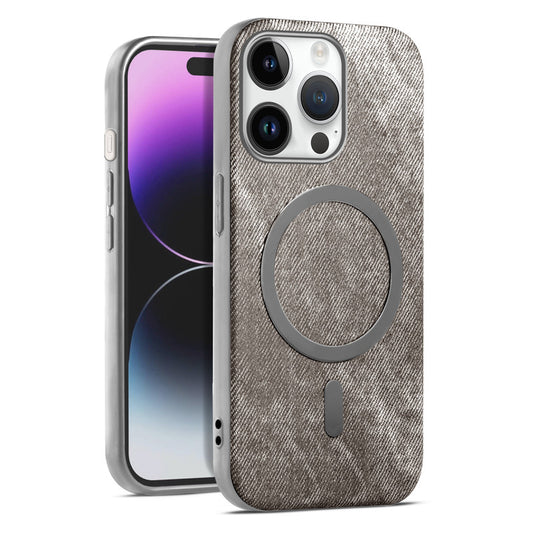 Classic Denim Finish Back Case For Apple iPhone 14 Pro Max With MagSafe Support
