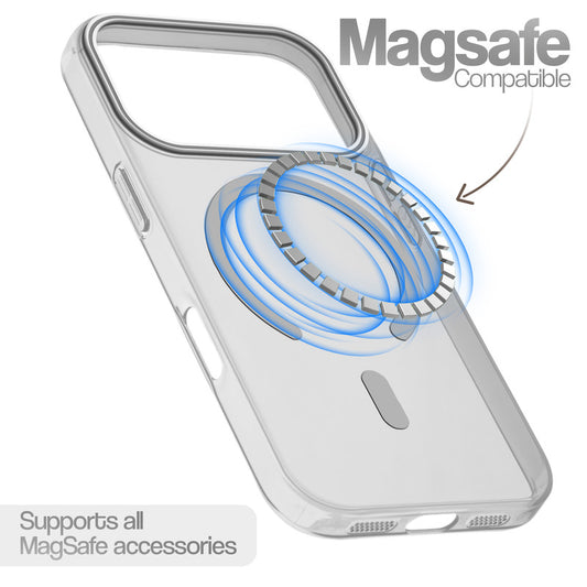 Anti-Yellow Scratch Resistant Case Support Wireless Charging Back Cover For Apple iphone 18 Pro Max