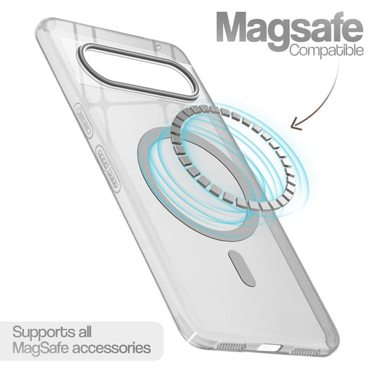 Anti-Yellow Scratch Resistant Case Support Wireless Charging Back Cover For Google Pixel 8A