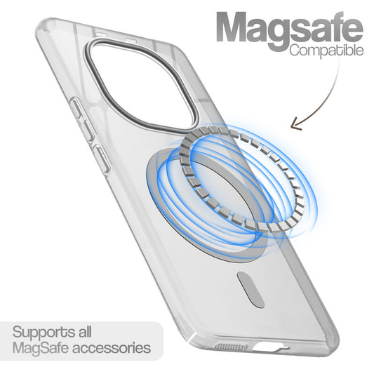 Anti-Yellow Scratch Resistant Case Support Magnetic Accessories Back Cover For Redmi Note 15 SE 5G