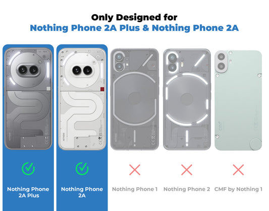Elegant Colorful Frosted Matte Back With MagSafe Support Back Case For Nothing Phone 2A