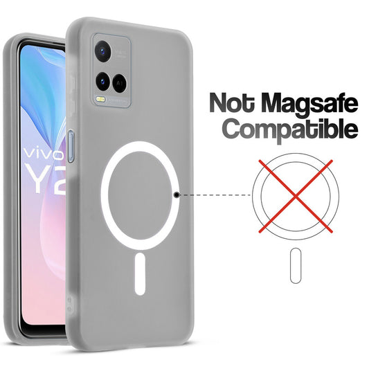 Classic Matte Silicone Back Case for Vivo Y21A