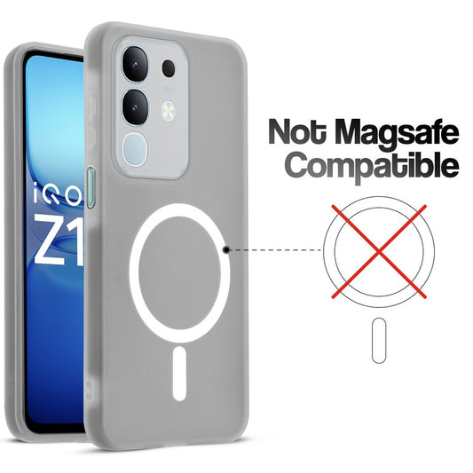 Classic Matte Silicone Back Case for iQOO Z10x 5G